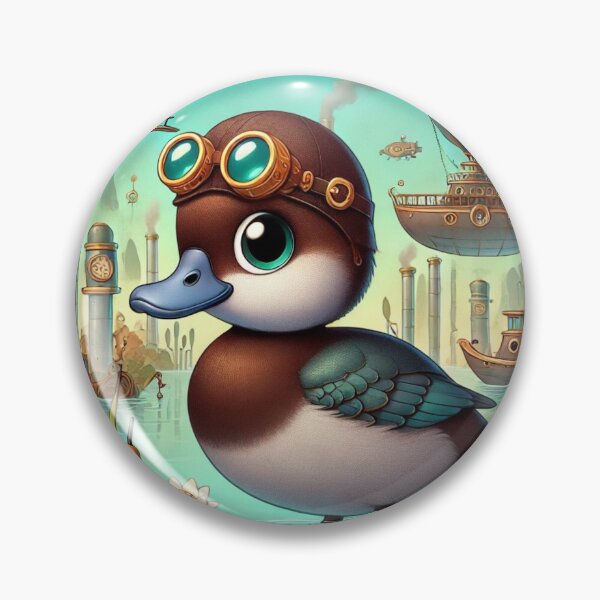 Item preview, Steampunk Lesser Scaup designed and sold by Sillytoe.