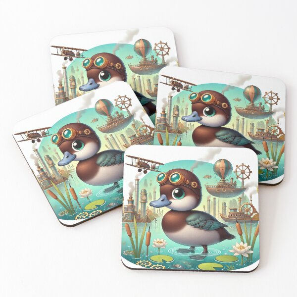 Item preview, Steampunk Lesser Scaup designed and sold by Sillytoe.