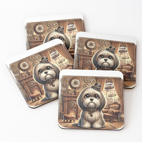 Item preview, Steampunk Lhasa Apso designed and sold by Sillytoe.