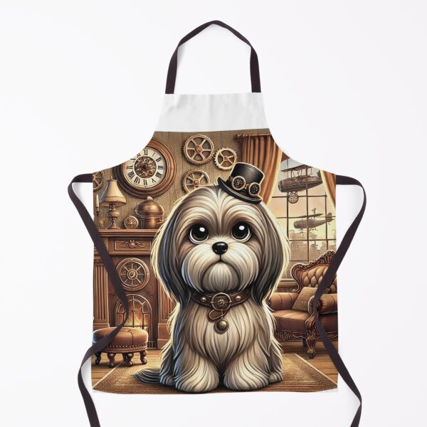Item preview, Steampunk Lhasa Apso designed and sold by Sillytoe.
