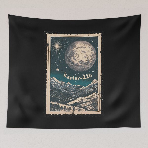 Item preview, Multi Verse Stellar Kepler 22b Planet Energy of the Cosmology Galaxy Star Lover designed and sold by FociCreate.