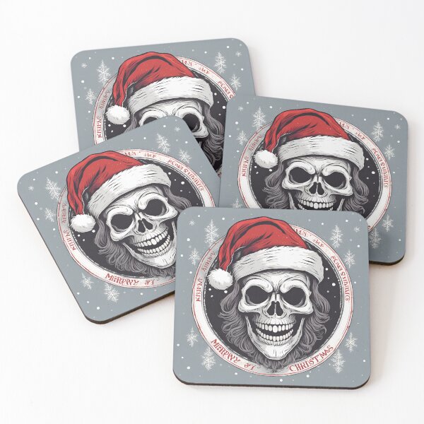 Item preview, Santa Skeleton, Santa, Skull, Santa Skull, Christmas Time, Christmas, xmas, designed and sold by GOLDENGARDENART.