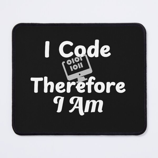 Item preview, I Code Therefore I Am designed and sold by ArtitudePrintLb.