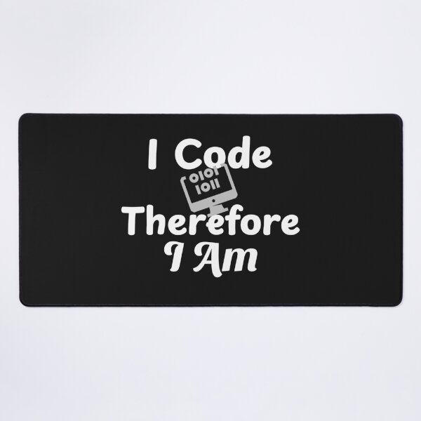 Item preview, I Code Therefore I Am designed and sold by ArtitudePrintLb.