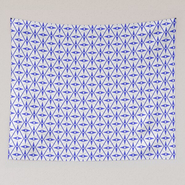 Item preview, Abstract Blue Diamond and Star Shapes designed and sold by Genie-0750.