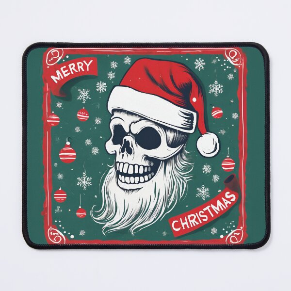 Item preview, Santa Skull, Santa Skeleton, Skull, Santa Skull, Christmas Time, Christmas, xmas, designed and sold by GOLDENGARDENART.