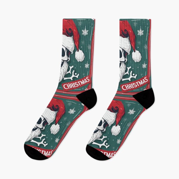 Item preview, Santa Skulls, Santa Skeleton, Skull, Santa Skull, Christmas Time, Christmas, xmas, designed and sold by GOLDENGARDENART.