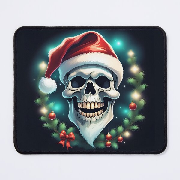 Item preview, Skull , Santa Skeleton, Santa Skull, Santa Skull, Christmas Time, Christmas, xmas, designed and sold by GOLDENGARDENART.