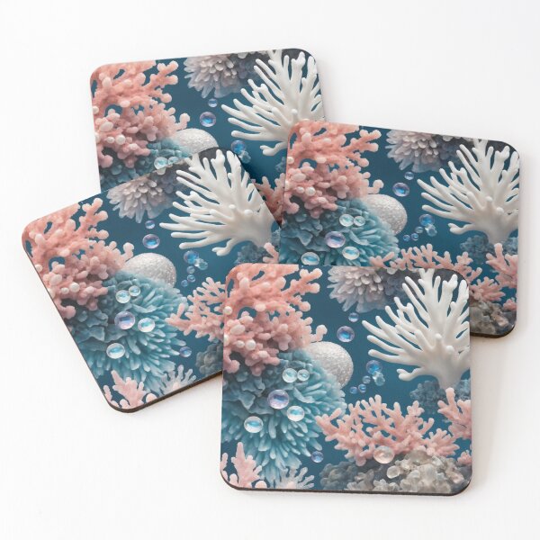 Item preview, Crystal Coral Fantasy Pattern designed and sold by subhamkapoor.