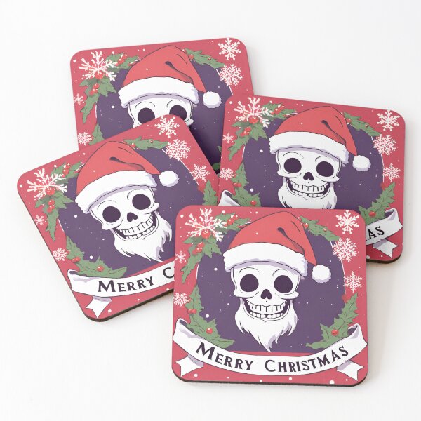 Item preview, Santa funny Skull, Santa Skeleton, Skull, Santa Skull, Christmas Time, Christmas, xmas, designed and sold by GOLDENGARDENART.