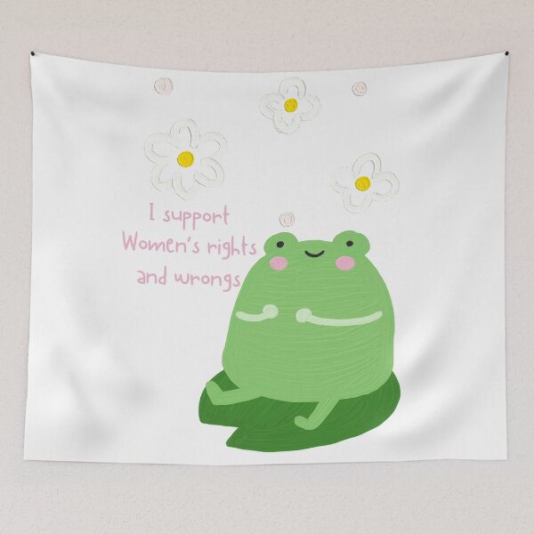 Item preview, I support women’s rights and wrongs designed and sold by dekik123.