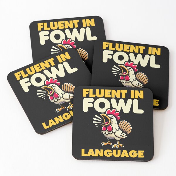 Item preview, Fluent in Fowl Language | Funny Chicken Lover designed and sold by Victor Shadehorn.