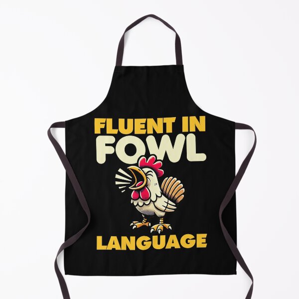 Item preview, Fluent in Fowl Language | Funny Chicken Lover designed and sold by Victor Shadehorn.