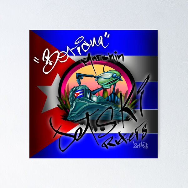 Item preview, Boricua Marshin Jetski Riders designed and sold by TwoMadCYA.