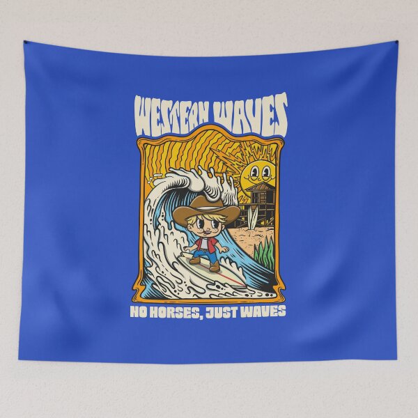 Item preview, Coastal Cowboy Vibes : Western Surf Adventure designed and sold by ImaginarStore.