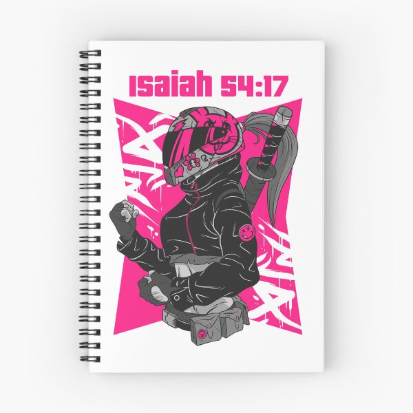 Item preview, Isaiah 54:17 Biker Girl Pink designed and sold by MorgansPrints.