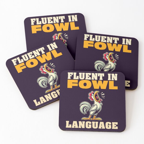 Item preview, Fluent in Fowl Language | Funny Rooster designed and sold by Victor Shadehorn.