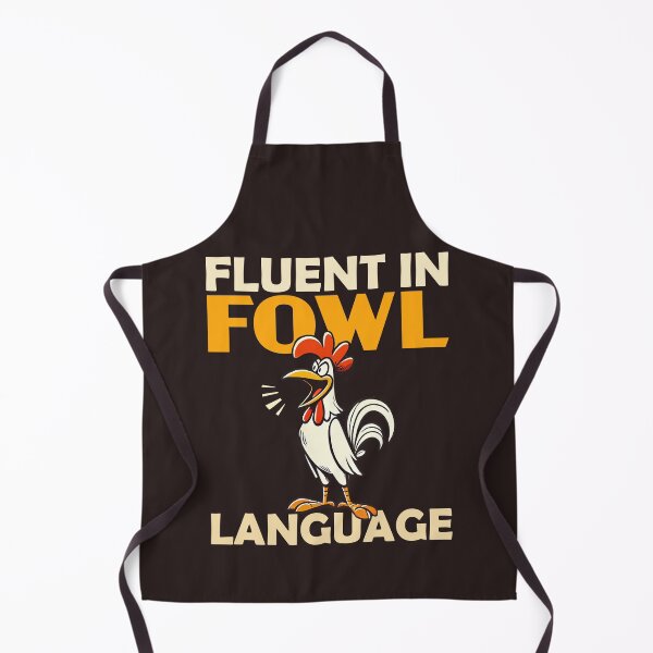 Item preview, Fluent in Fowl Language | Funny Chicken Rooster Humor designed and sold by Victor Shadehorn.