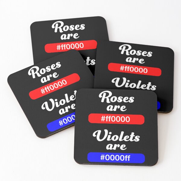 Item preview, Roses are #ff0000 Violets are #0000ff | Funny Web Designer Gift designed and sold by Victor Shadehorn.