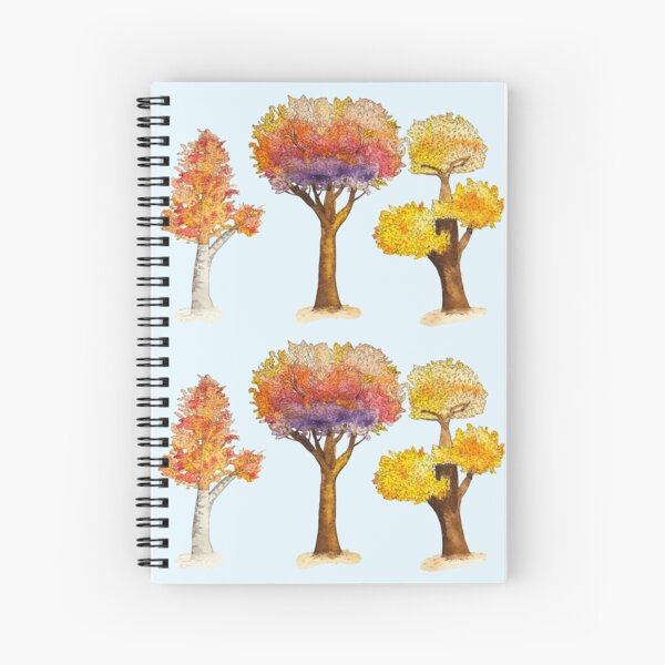 Item preview, Festive Fall Foliage Watercolor and Ink designed and sold by elisewied.