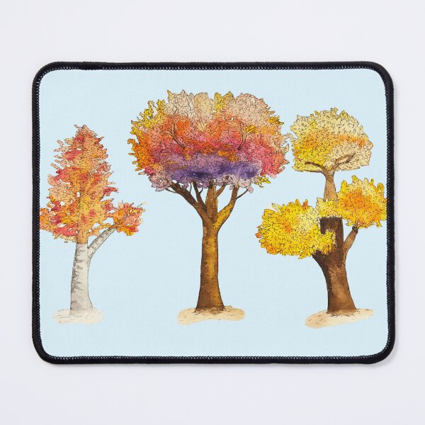 Item preview, Festive Fall Foliage Watercolor and Ink designed and sold by elisewied.