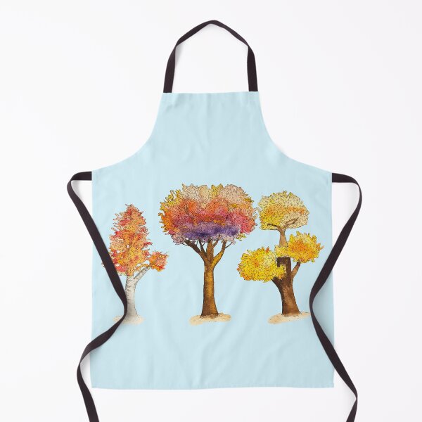 Item preview, Festive Fall Foliage Watercolor and Ink designed and sold by elisewied.