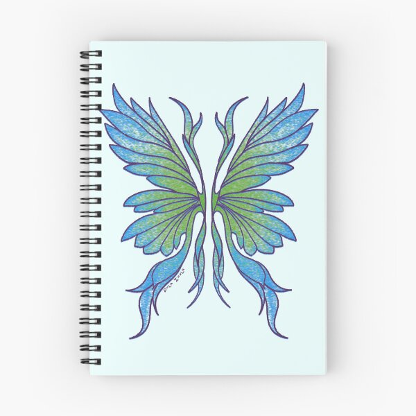 Item preview, Alas de hada caprichosas de color azul y verde designed and sold by dulainula.