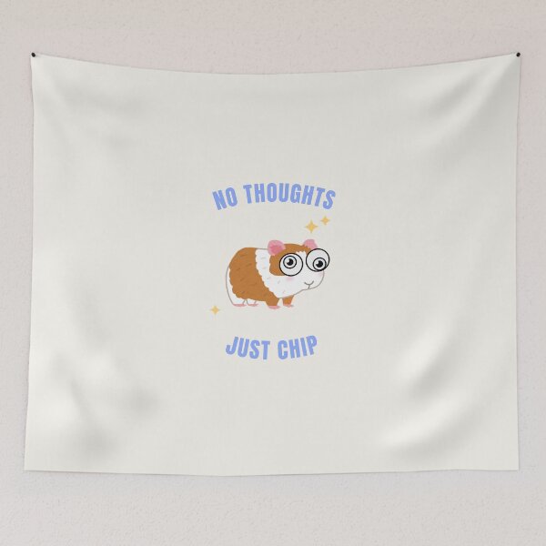 Item preview, No thoughts, just chip - Derpy Hamster Design designed and sold by WeirdCreatureCo.