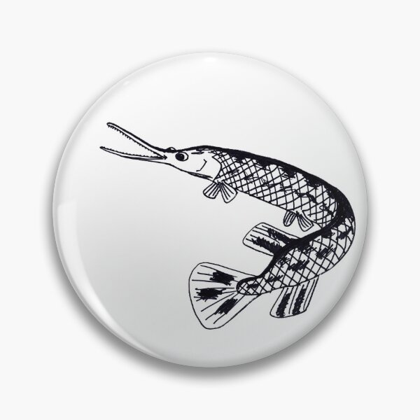 Item preview, The Mighty Longnose Gar (Lepisosteus osseus) designed and sold by TheNatureNerd.