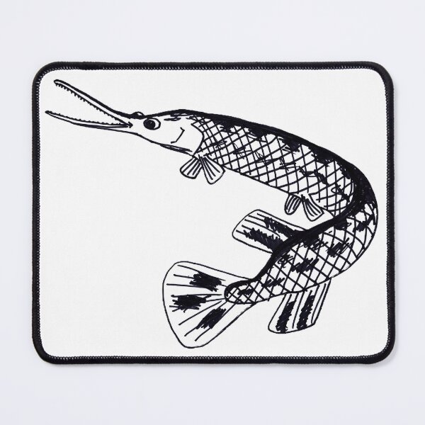 Item preview, The Mighty Longnose Gar (Lepisosteus osseus) designed and sold by TheNatureNerd.