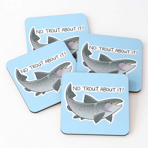 Item preview, No Trout About It! designed and sold by DinoDoggie.