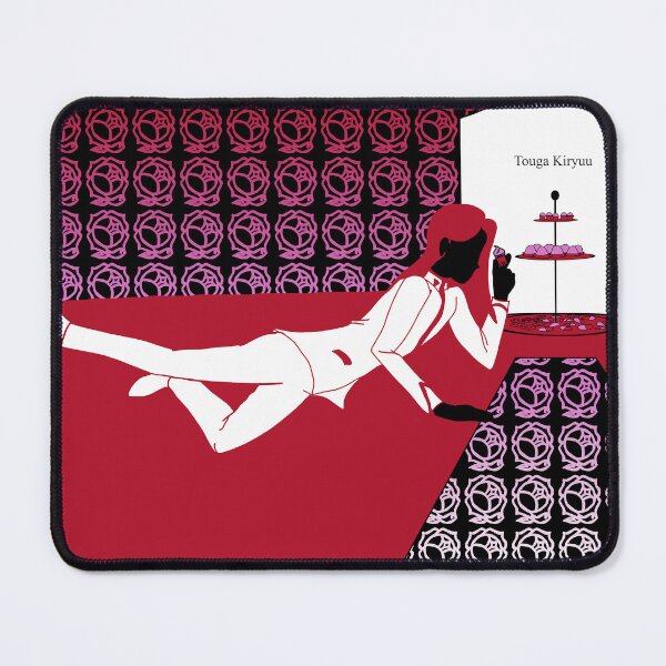 Item preview, Touga Kiryuu Beside Gravestone Rose Motif Silhouette designed and sold by SunflowerEyeArt.