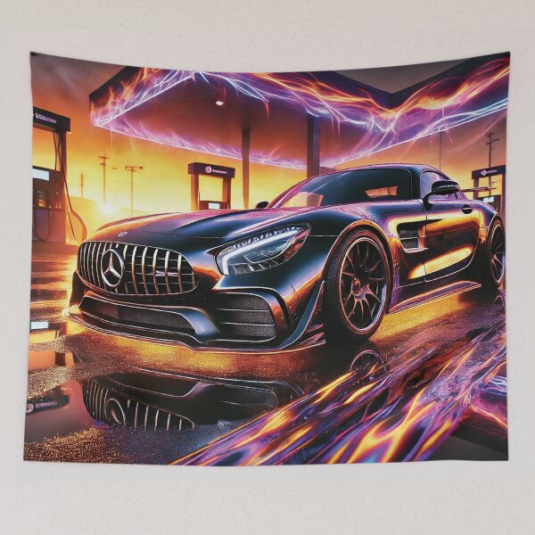 Item preview, Black Mercedes AMG sports car designed and sold by Random Designs.