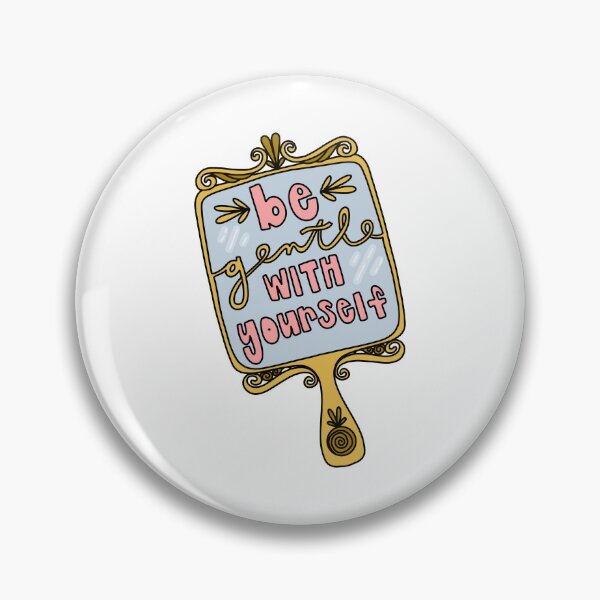 Item preview, Be Gentle With Yourself Hand Mirror designed and sold by GraceMakes03.
