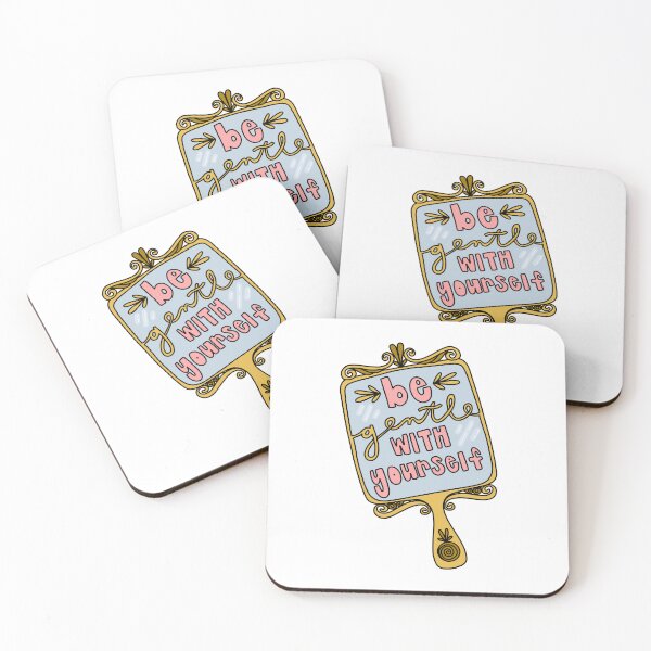 Item preview, Be Gentle With Yourself Hand Mirror designed and sold by GraceMakes03.