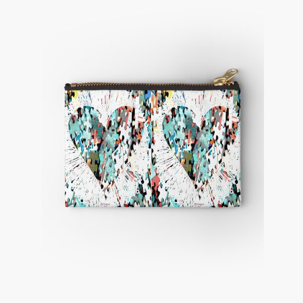 Item preview, Heart Bursting in Puzzle Pieces Art designed and sold by kristalcurt.