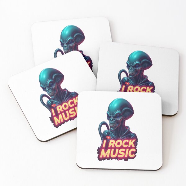 Item preview, Futuristic Alien Rock Music Enthusiast designed and sold by Thaivi Design.