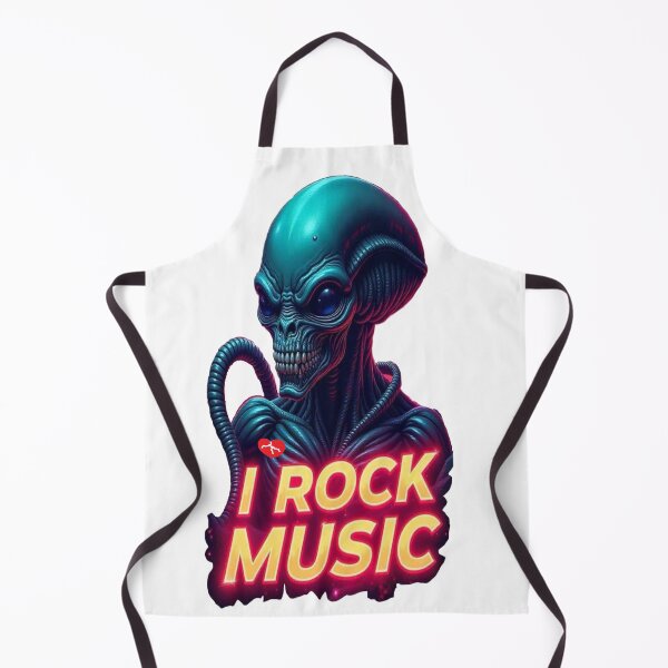 Item preview, Futuristic Alien Rock Music Enthusiast designed and sold by Thaivi Design.