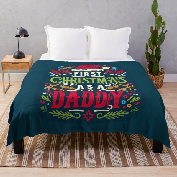 Item preview, First Christmas as a Daddy, typography designed and sold by maxmaj.