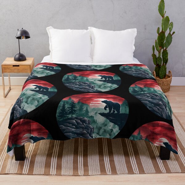 Item preview, Cool Grizzly Bear On Top Of Cliff designed and sold by PlanetMarker.