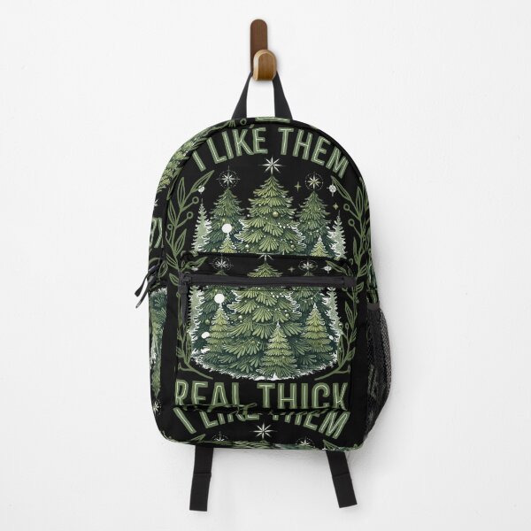 Item preview, I Like Them Real Thick and Sprucey - Funny Pun, Green Fir Trees designed and sold by GDCdesigns.