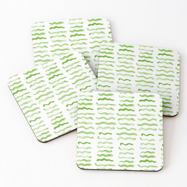 Item preview, Watercolour abstract waves green designed and sold by FrancesPoff.