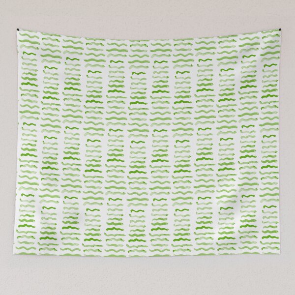 Item preview, Watercolour abstract waves green designed and sold by FrancesPoff.