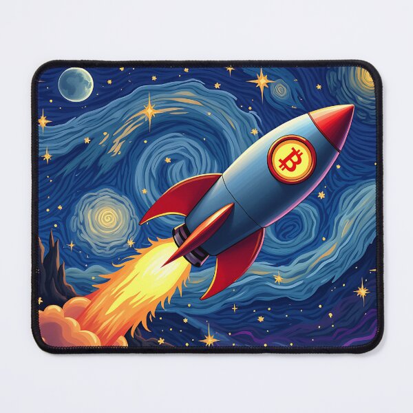 Item preview, Bitcoin Flameburst Igniting the Digital Revolution designed and sold by RadDeck.