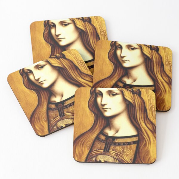 Item preview, Young Mona Lisa & Leonardo Da Vinci  designed and sold by TheDarkWardrobe.