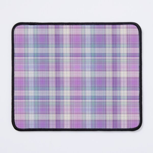 Item preview, Soft Purples, Pale Green & White Plaid designed and sold by PlatypusDesign.
