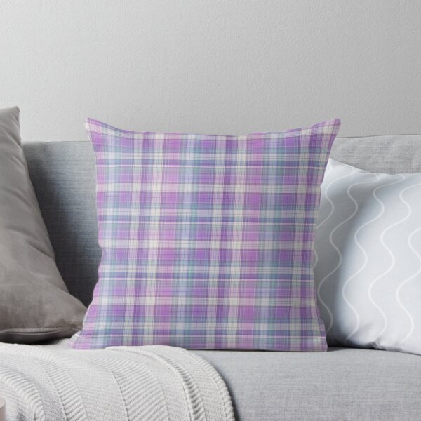 Item preview, Soft Purples, Pale Green & White Plaid designed and sold by PlatypusDesign.