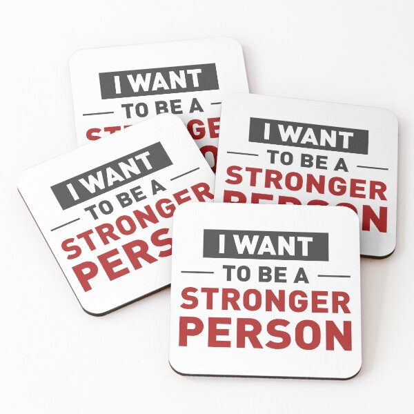 Item preview, I Want To Be a Stronger Person! designed and sold by FilipeFerreira.