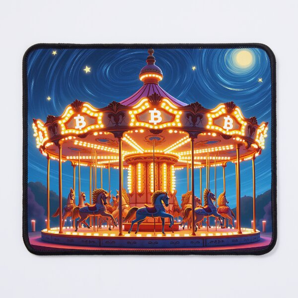 Item preview, Bitcoin Aurora Lighting Up the Crypto Sky designed and sold by RadDeck.