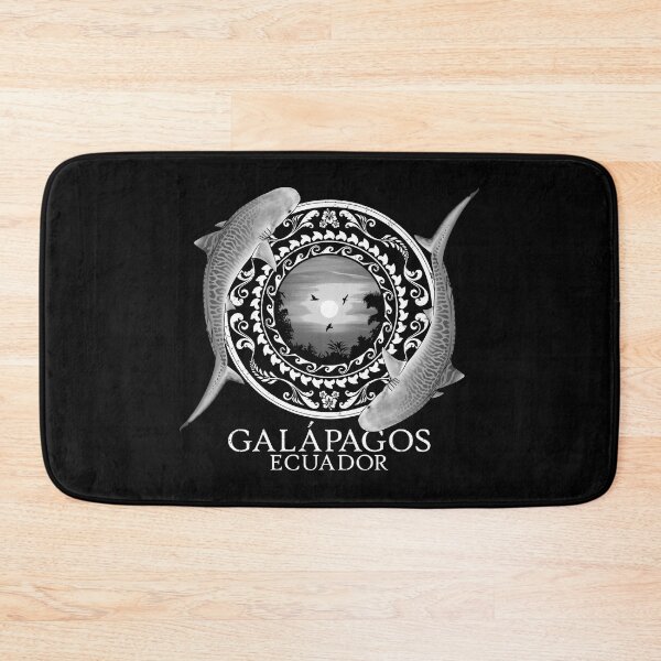 Item preview, tiger shark Galápagos Ecuador designed and sold by NicGrayGraphic.